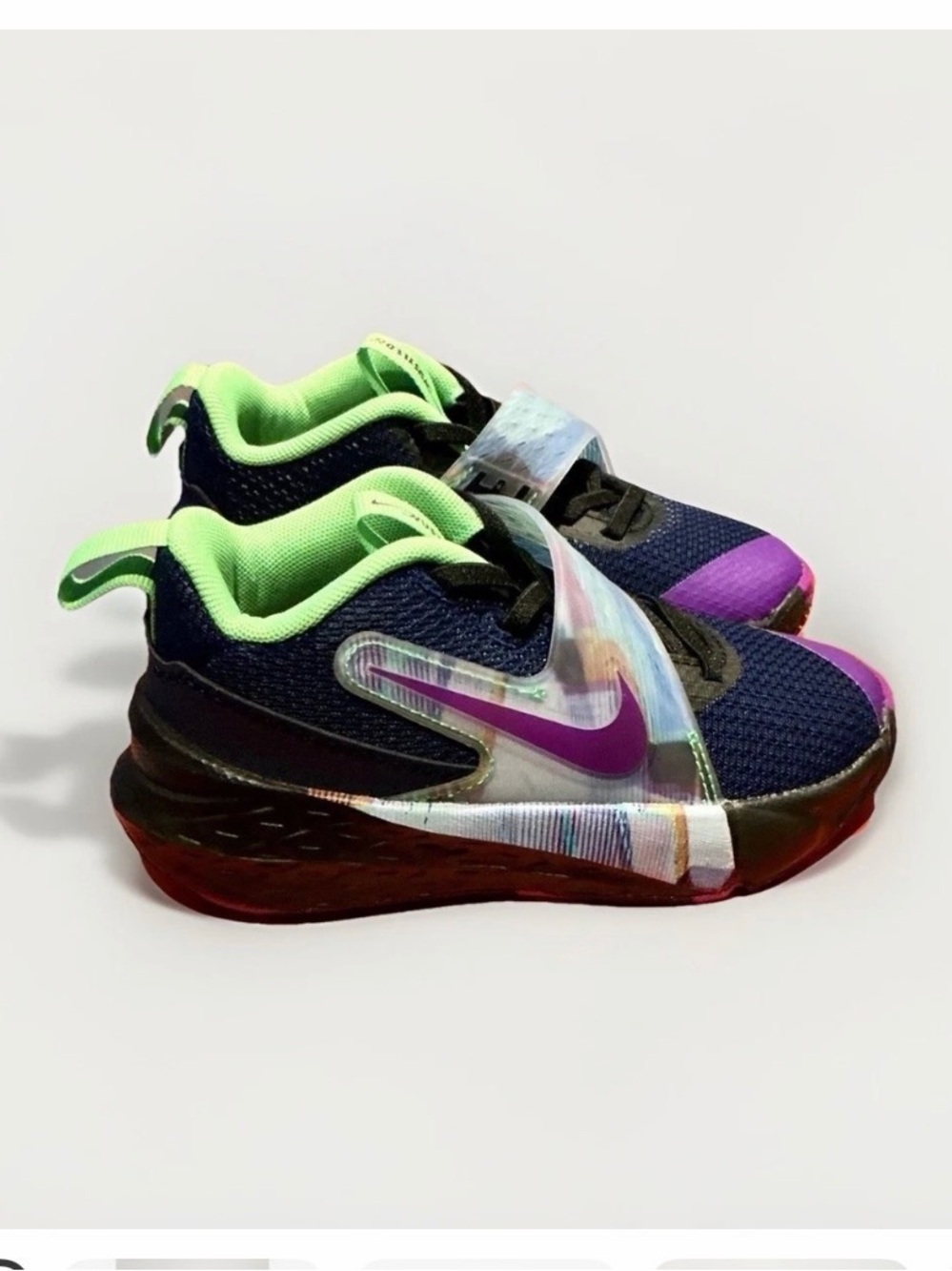 Nike Team Hustle D 12 SE Blue Purple Green HV2290-400
